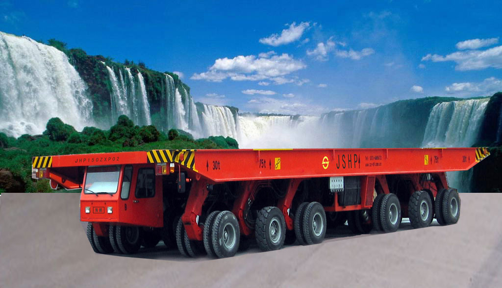 Semi-Trailer Hydraulic Axis Steerable Cast Semi Trailer for Multi Axles Bridge Girder Transport