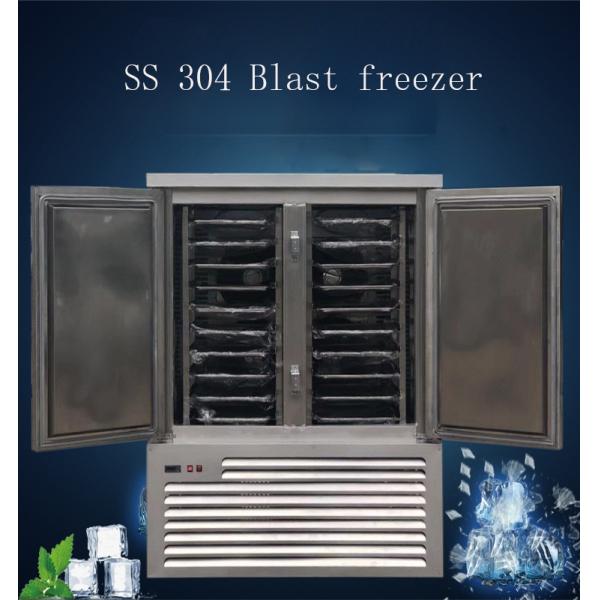 Commercial Fast Cooling Automatic 10 trays Blast Freezer for Fish