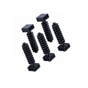 Black Cable Tie Accessories Masonry Screw Mounts Premium Fixing Plug Nylon 66