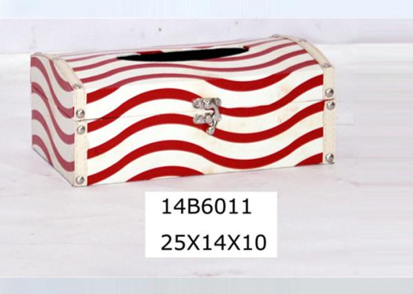 Quality PU Leather Printing US Style MDF Wooden Tissue Box for sale