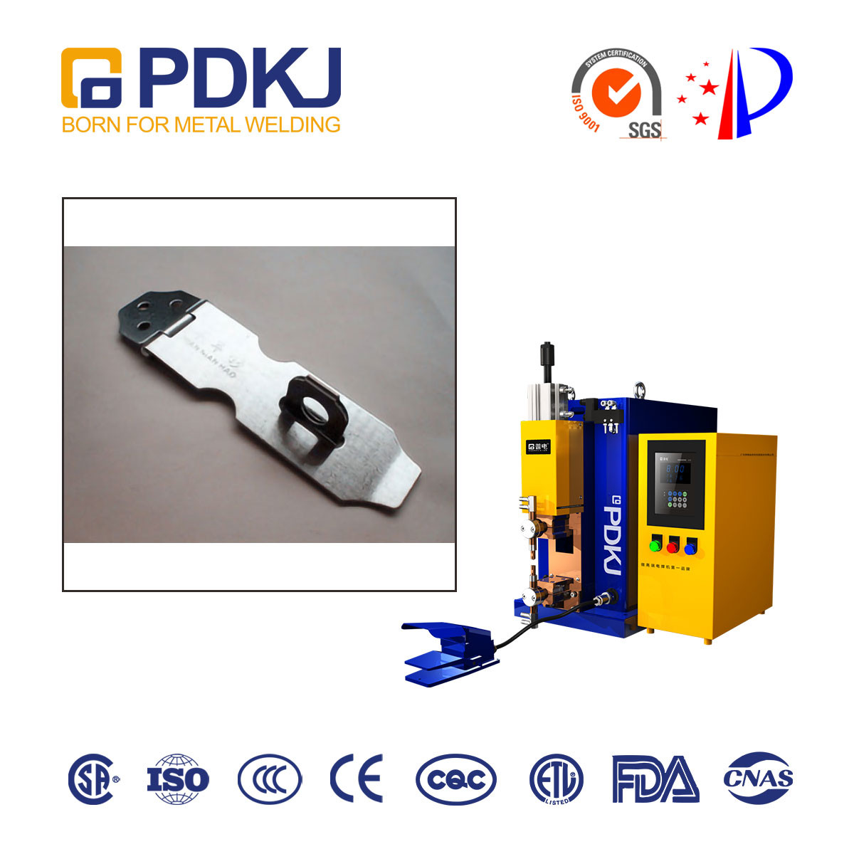 Desktop Intermediate-Frequency Inverse DC Spot Welding Machine For Hardware