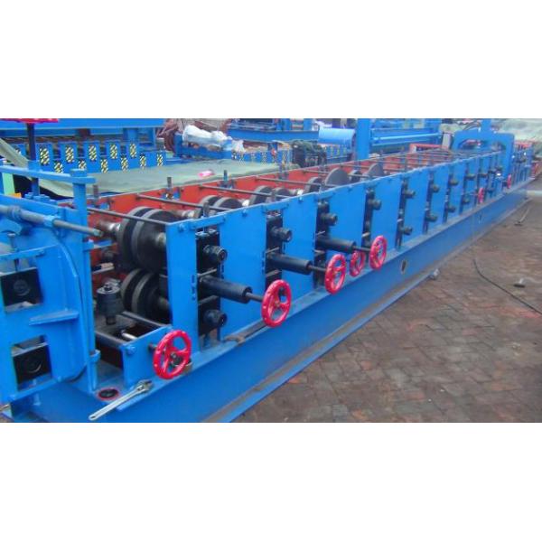 Chain Drive Z Purlin Making Machine , Purlin Rolling Machine With 20 Roller Stations