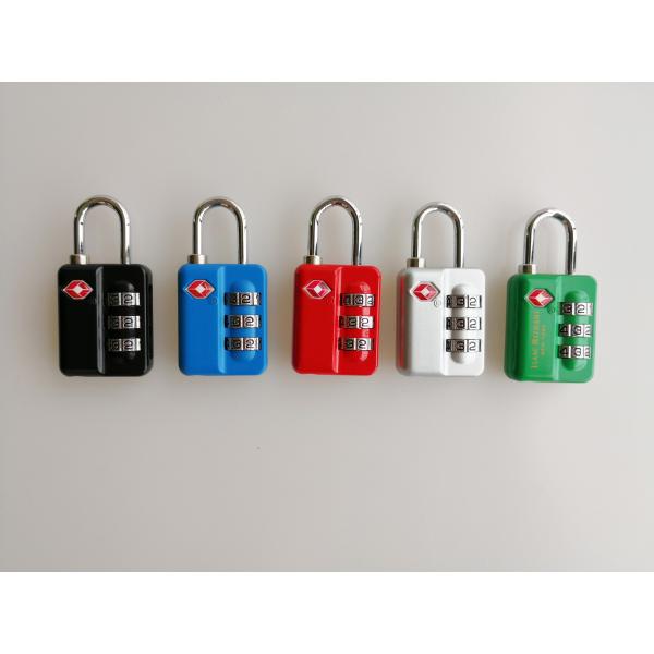 Easy Operate TSA Cable Luggage Lock , Zinc Alloy 3 Digit Combination Lock