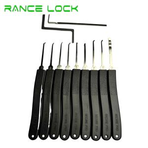China Black Door Lock Picking Set Universal Locksmith Lock Picking Tools wholesale