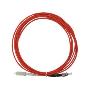 SC To ST/UPC OM4 Multimode Simplex Fiber Optic Patch Cable PVC/LSZH Violet Patch Cord
