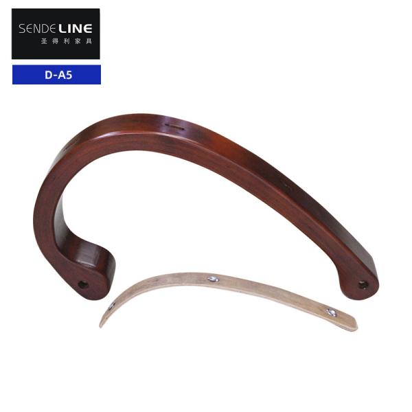 Quality Modern Reddish Brown Solid Wooden Chair Armrest Increase Comfort And Support for sale
