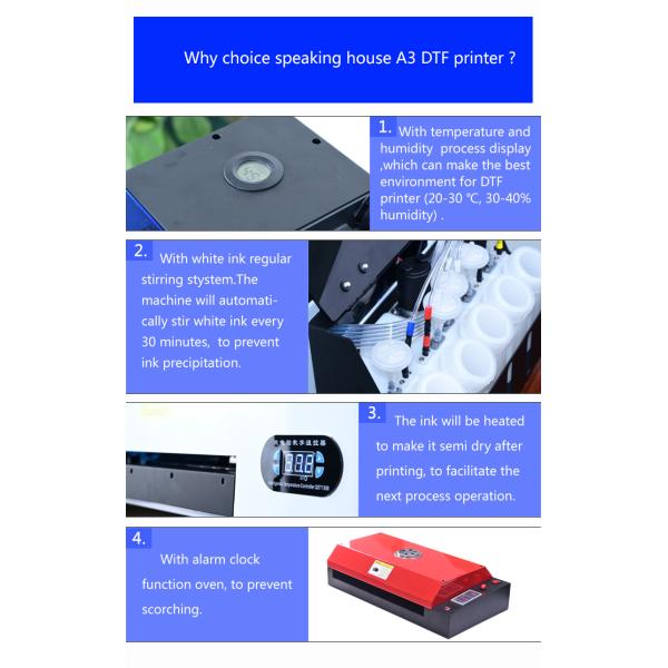 Heat Transfer 4C DTG T Shirt Printer