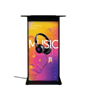 Aluminum Commercial Phone Charging Station With Advertising Displays / Public