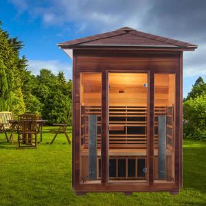 China Carbon Panel Heater Outdoor Dry Sauna Canadian Hemlock wholesale