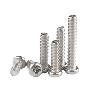 Fully Threaded Cross Recessed Screw Metal Building / Automobile Industry