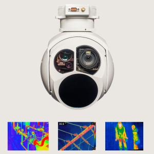 PTZ Drone Pod 2.8KG Drone Thermal Camera Gimbal 360° 2 Axis Gyro Stabilization ​640X512 HXTS02A