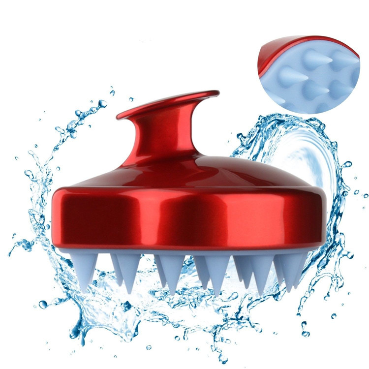 Shower Use Scalp Massaging Shampoo Brush , 68 G Silicone Shampoo Brush