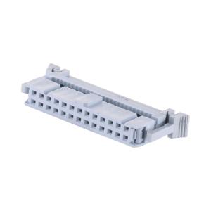 China Grey 6 - 64 Pin IDC Connector 2.54mm Pitch Female Socket Flat Cable FC Socket on sale