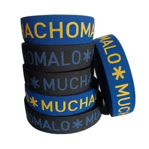 China Textile 38mm Polyester Webbing Rubber Polyester Elastic Band wholesale
