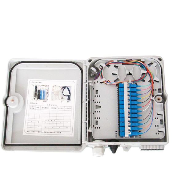 Quality 1x8 12 Cores OTB Fiber Optic Splitter Box Outdoor Fiber Distribution Cabinet for sale