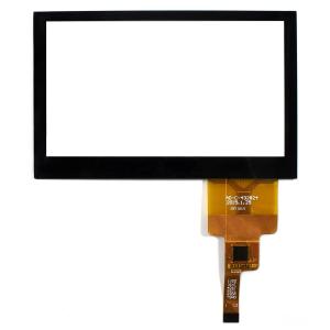 China 4.3 Inch Custom Capacitive Touch Panel Screen 6ms Response Time wholesale