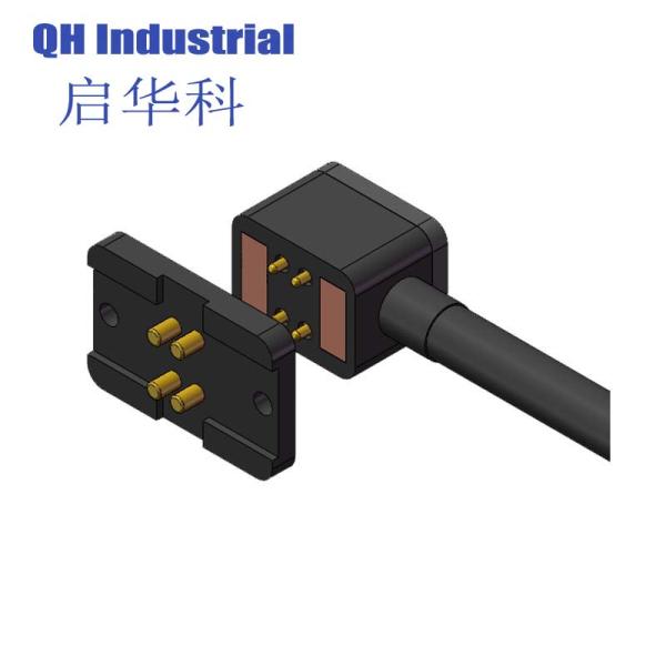 4Pin 2A Healthcare Device Healthcare Equipment Smart Wearable Products Magnetic Charger Cable Connector with USB