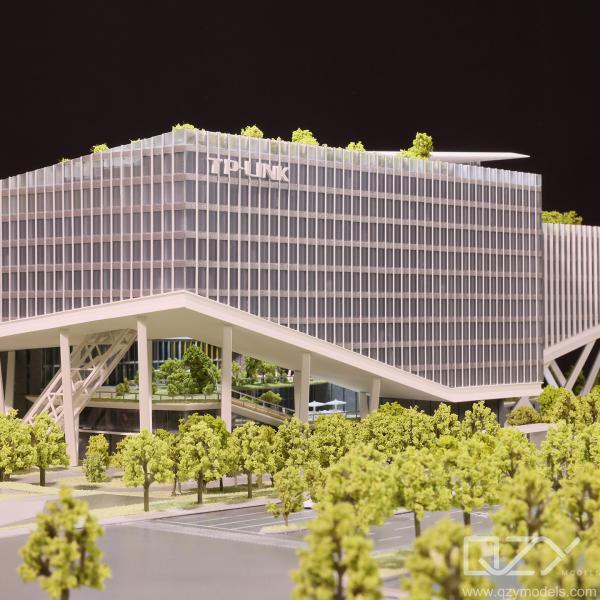 Quality KPF-1/300 TP-LINK Hangzhou Headquaters Model Miniature Architectural Models for sale