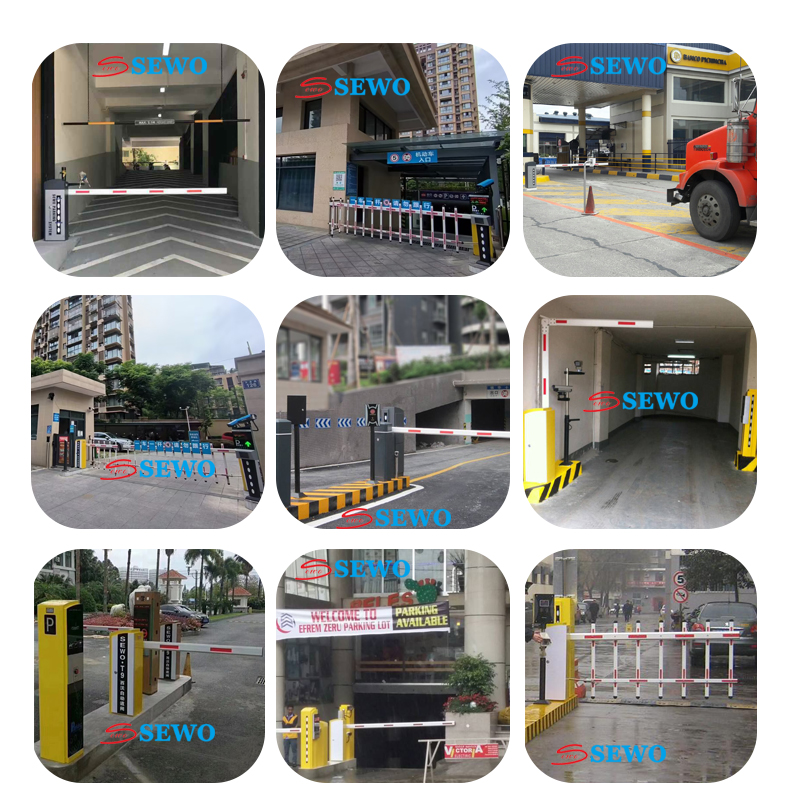 Automatic Parking System Car Park Barrier Gate , Boom Barrier Gate Suppliers