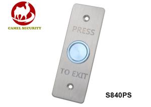 China Piezoelectric Normally Open Push Button Door Release With Scratchproof Laser Printing wholesale