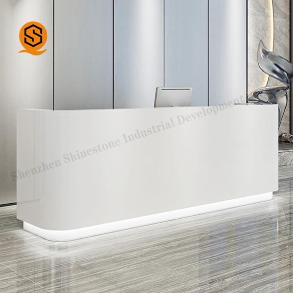 Quality Extremely Durable Hotel Reception Counter Front Reception Desk for sale