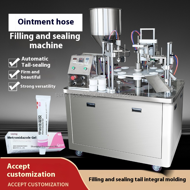 High Speed Automatic Ultrasonic Soft Tube Filling and Sealing Machine Cheap Price Cosmetic Plastic Tube Packaging Solution