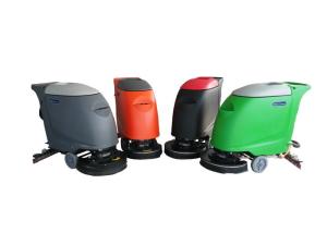 Colorful Scrubber Dryer Floor Cleaner / Powerful Stone Floor Cleaning Machine