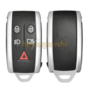 China Jaguar 5 Buttons Smart Key Shell with Emergency Key Insert wholesale