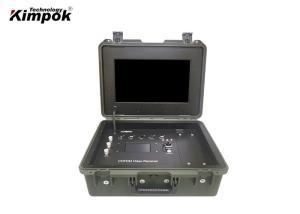 Single Channel Suitcase COFDM Receiver 17'' Wireless Digital Video Receiver Box