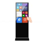 4K UHD 55" inch LCD Alone Floor standing computer touchscreen for advertising