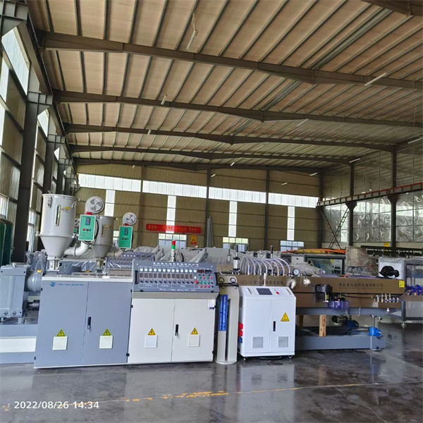 High Speed PE Double Wall Corrugated Pipe Machine Low Noise For Drainpipe