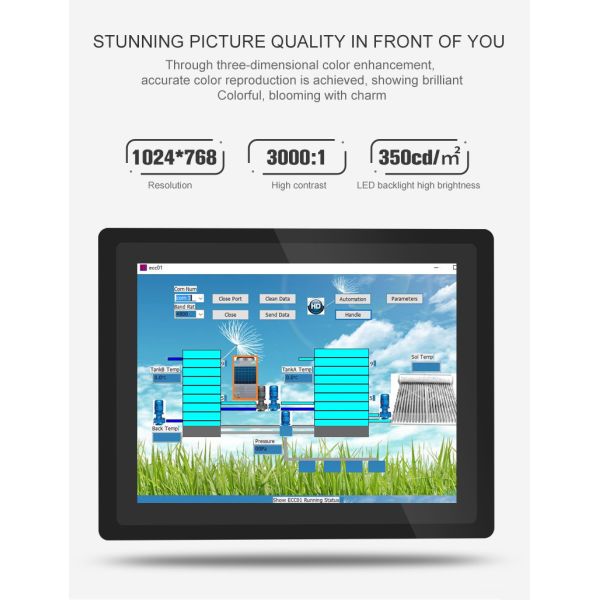 10" 12" 15" 17" 19 " Android Capacitive Touch Screen LCD Display Module