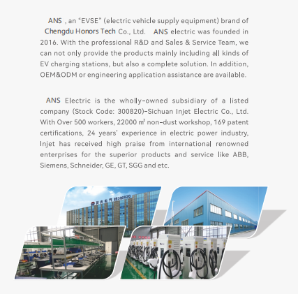 IEC 621962-2 Type 2 Dual guns intergated floor-mounted AC EV charger