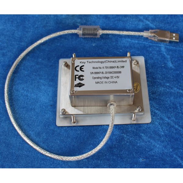 Panel Mounting Backlit USB Keyboard Waterproof Illuminated With 0.45mm Stroke