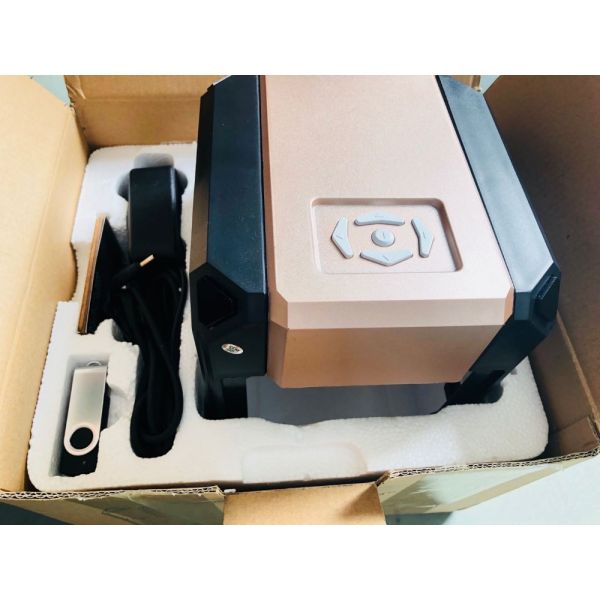 Mini 3W DIY CO2 Laser Engraving Machine / Portable Desktop Laser Engraver For Wood / Paper / Leather