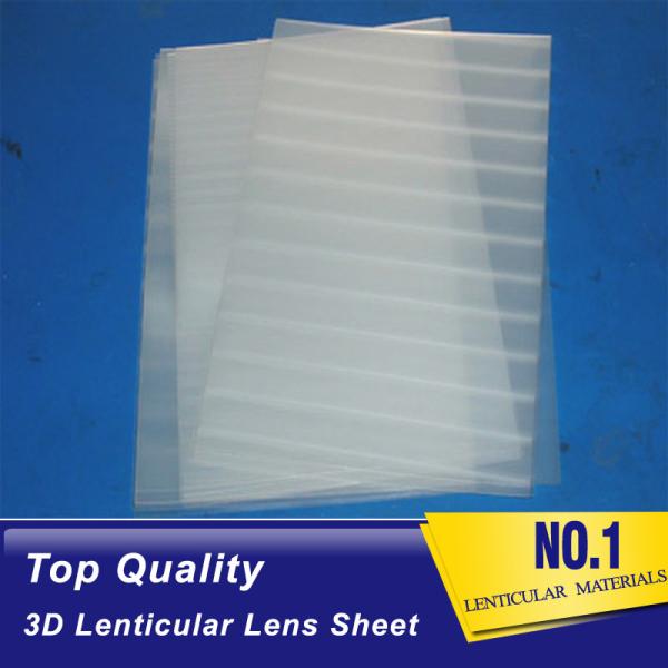 Quality clear 3d lenticular offset printing sheet 100LPI 0.60mm pet lenticular lens sheet manufacturer Comoros for sale