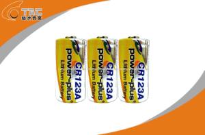 China 3.0V CR123A 1300mAh Primary Lithium Li-MnO2 Battery High Energy Density wholesale
