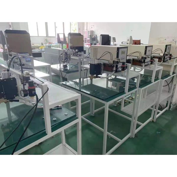 Cylinder 18650 Lithium EV Car Battery Pack Pneumatic Spot Welding Welder Machine with 5000A Transistor