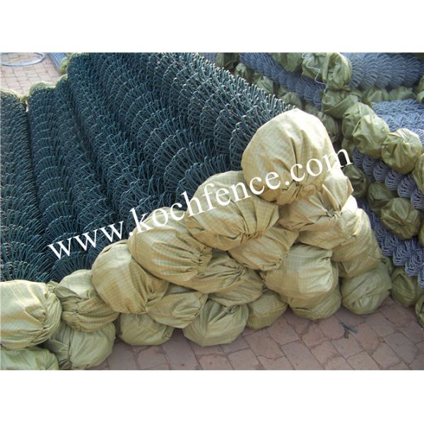 Hot Dip Galvanized Chain Link Security Fence / 6 Foot Chain Link Gate