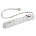 Non Grounding Portable 6 Way Extension Cord Socket