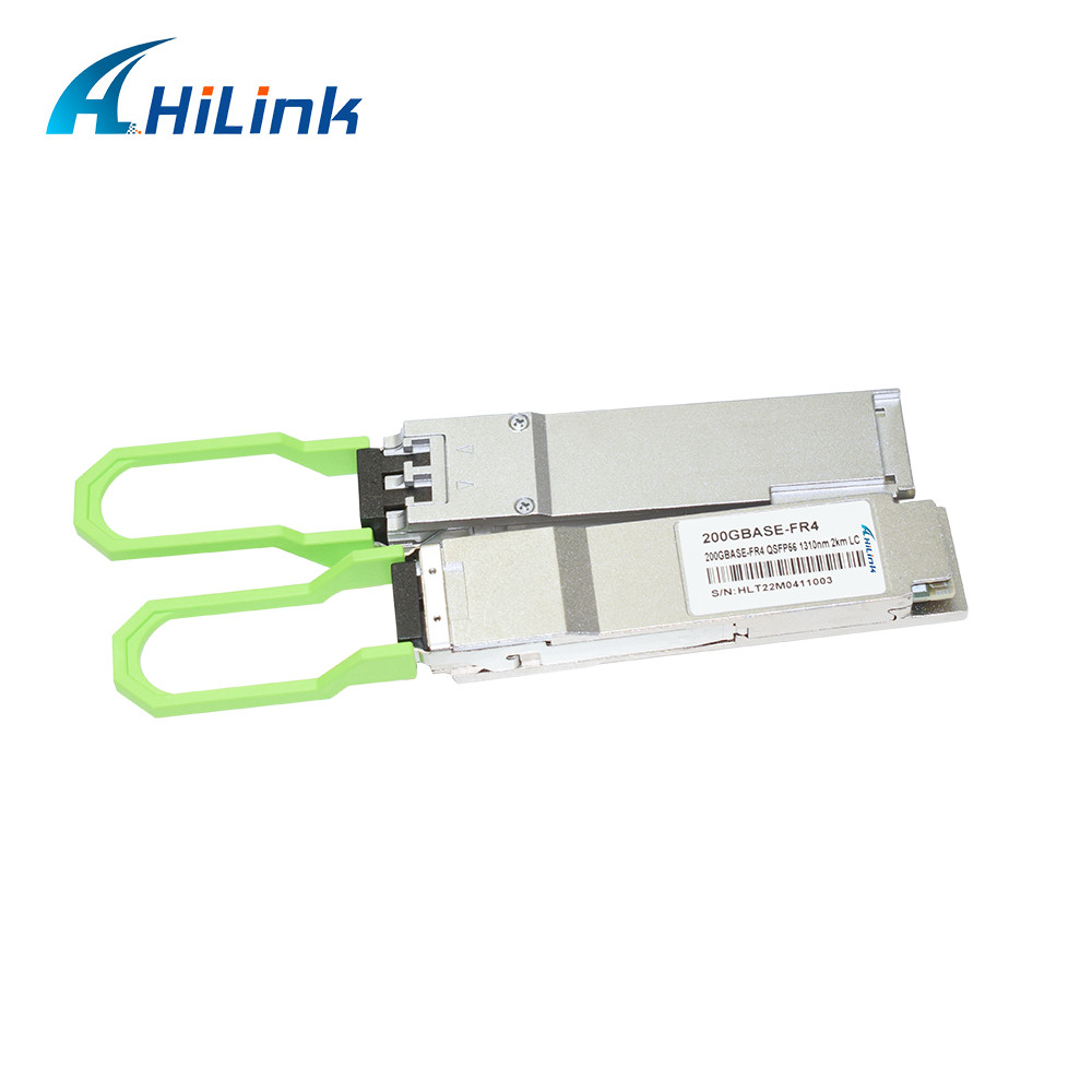 Duplex LC Optical Fibre Transceivers Module With FEC 200G QSFP56 PAM4 FR4 4×50G 2KM