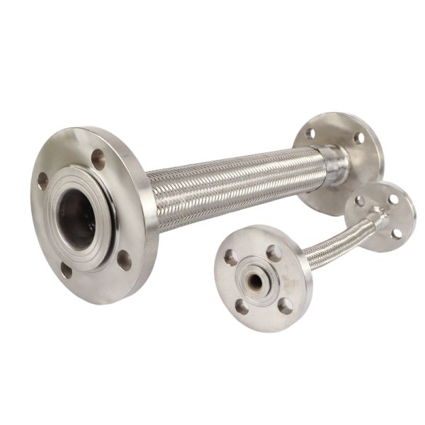 Flange Connector Style Stainless Steel Wire Metal Braided Flexible Hose