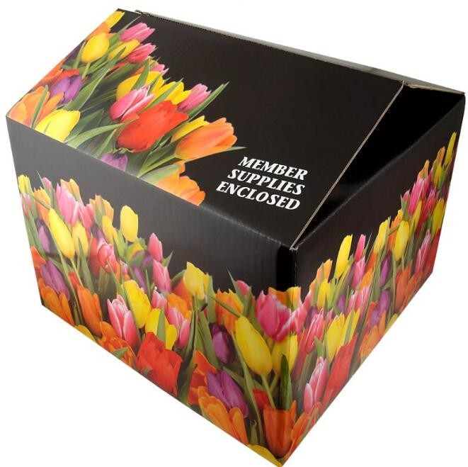 Custom design gradient color luxury paper packaging gift box with lid,Paper Flower Box Florist Bouquet Box Packaging Ros