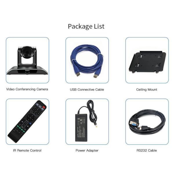 SDI HDMI USB PTZ 20X Zoom Live Streaming Camera HS Code 8525801302 TEVO 202U