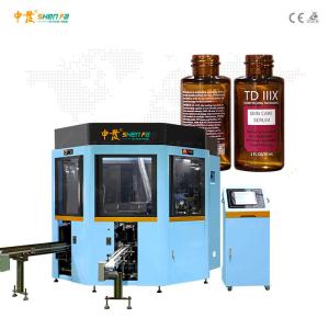 Full Servo 3-color Silk Screen Printing Machine With Vision Camera Orientation For Round Bottle SF-MP310