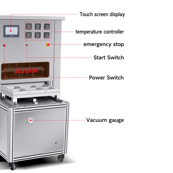 2KW MAP Tray Sealer Machine Tray Box Sealer Machine For Fruit