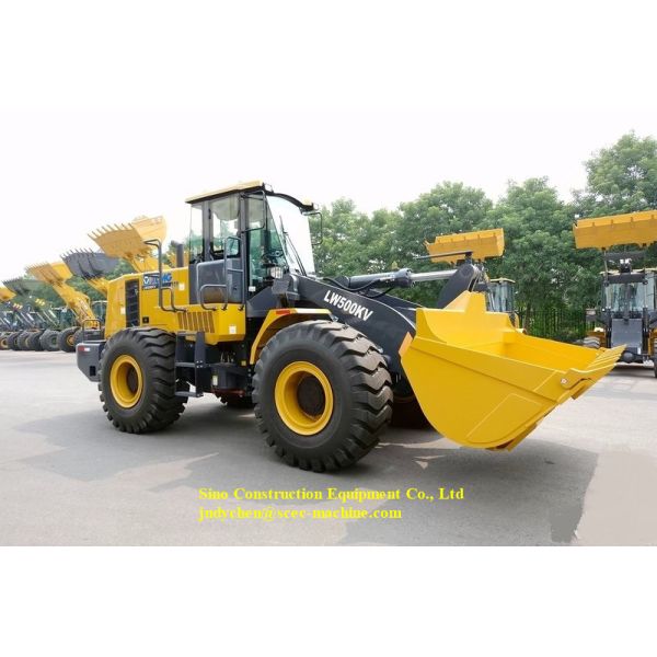 High Torque Front End Wheel Loader LW500KV Modern Construction Equipments