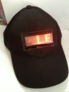 China Programmable Scrolling LED Message Cap wholesale