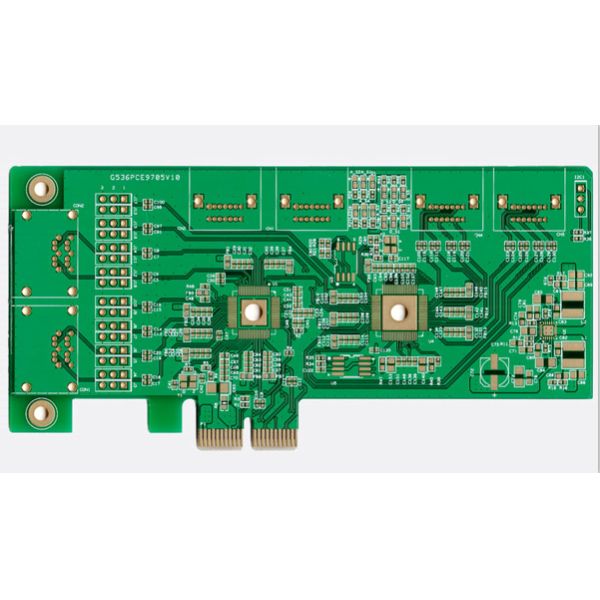 Digital Display FR4 PCB Prototype High Speed Green Solder Mask Immersion