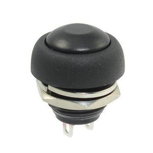 China Black Color Round Button Switch , Push Button Starter Switch For Gas Cooker wholesale